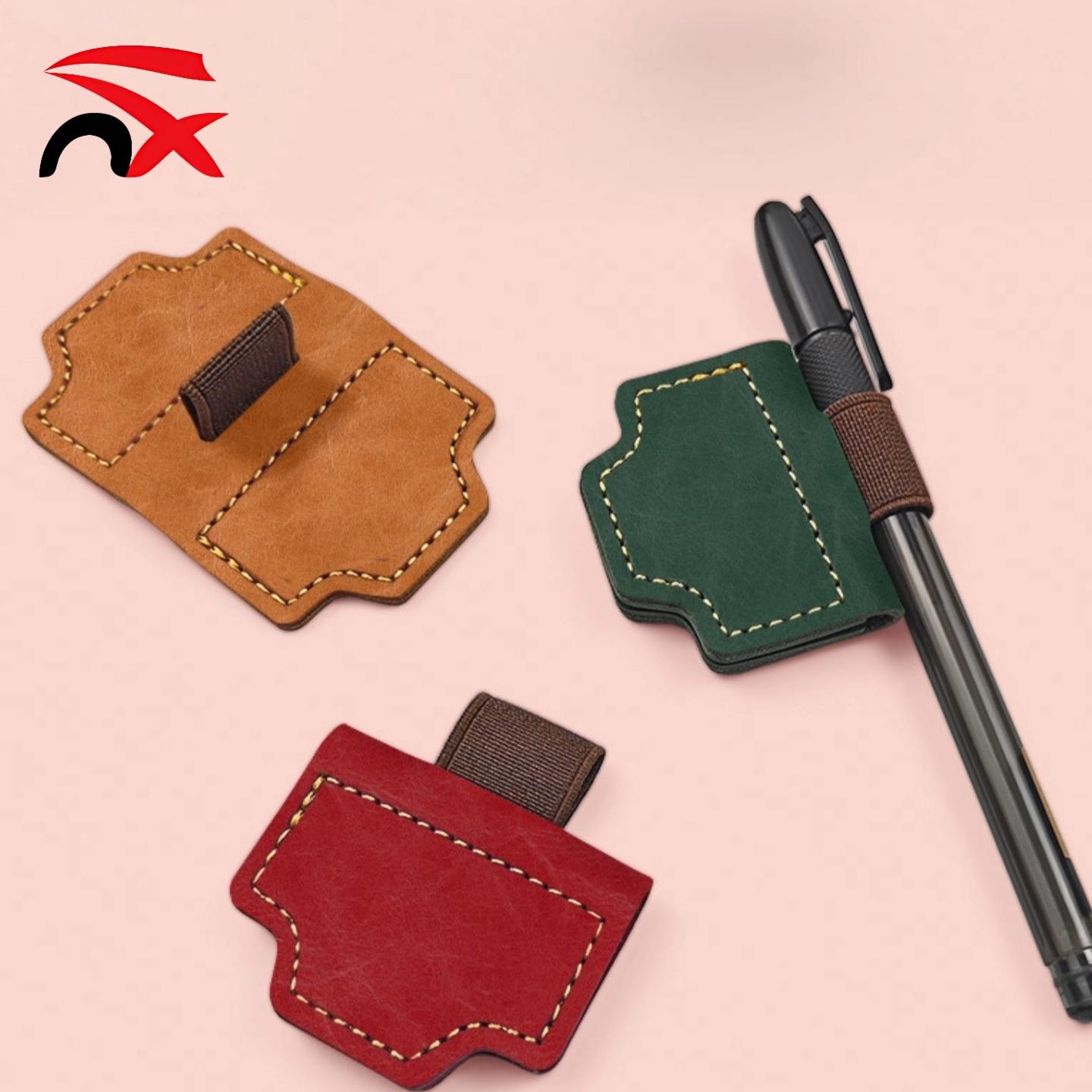 ๐๏ธ Premium Leather Pen Holder for Notebook & Journal