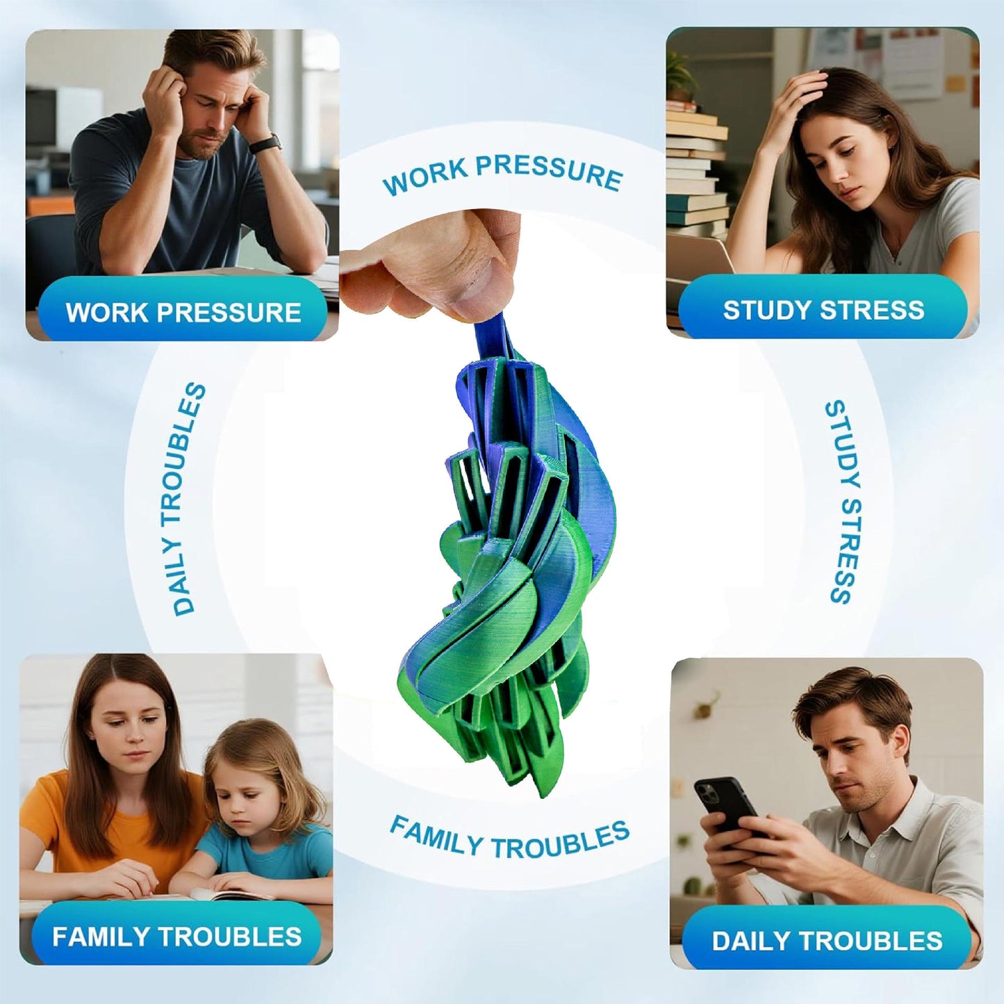 ๐ Slime Ball Fidget Toy โ Transforming Stress Relief Desk Toy