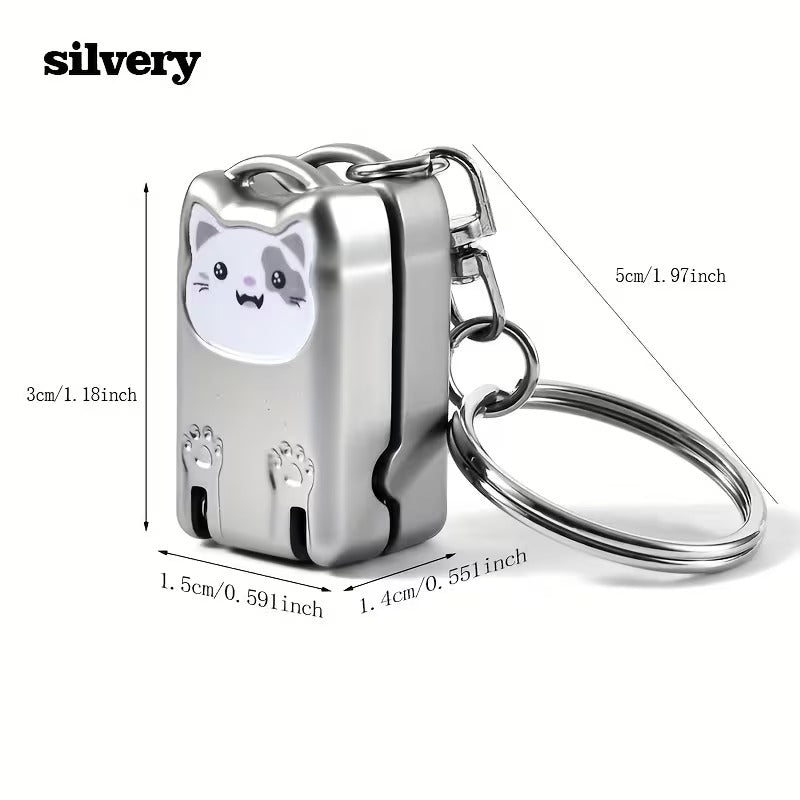 Cute Kitten Keychain Nail Clipper