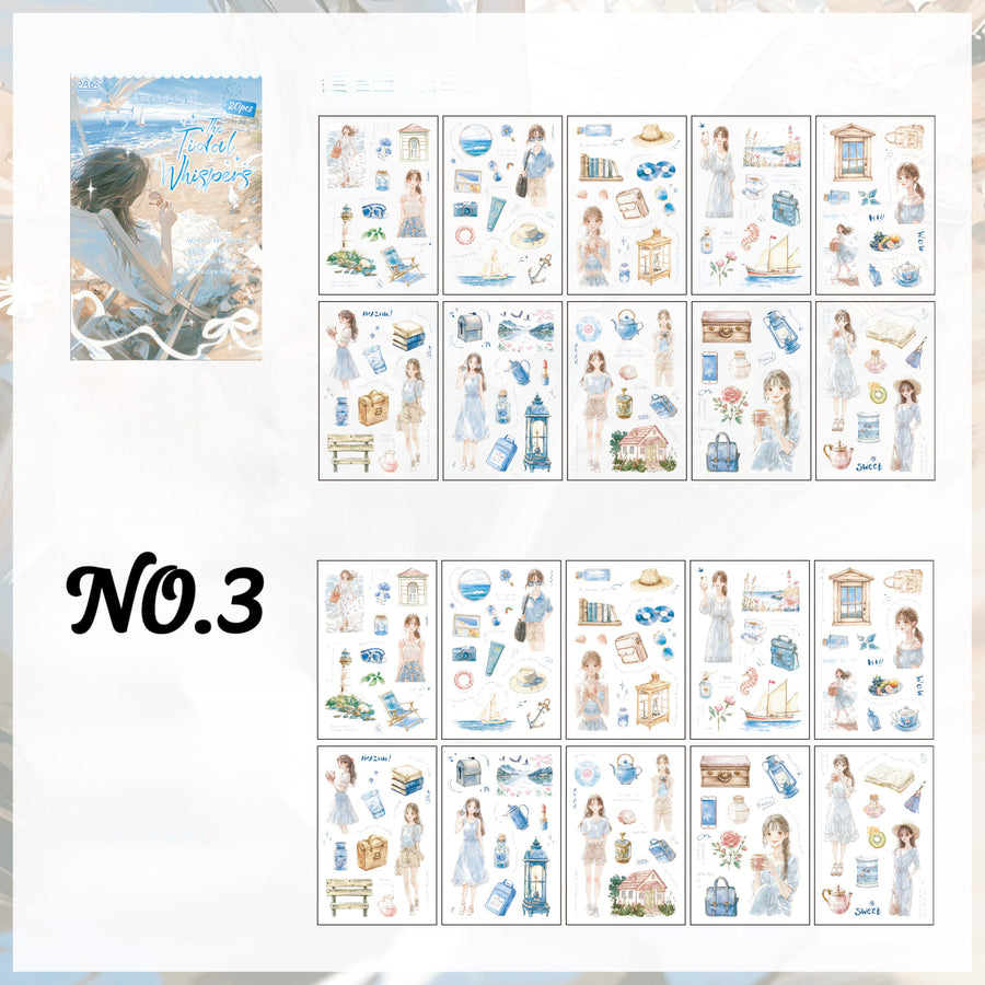 Korean Girl's Book Stickers