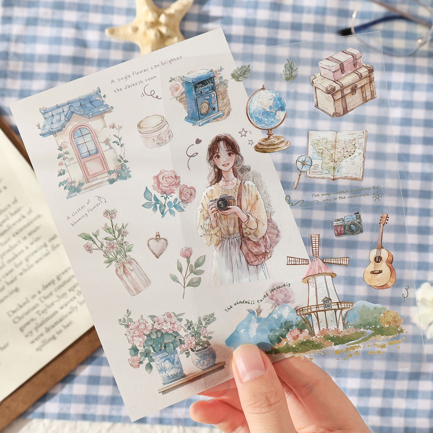 Korean Girl's Book Stickers