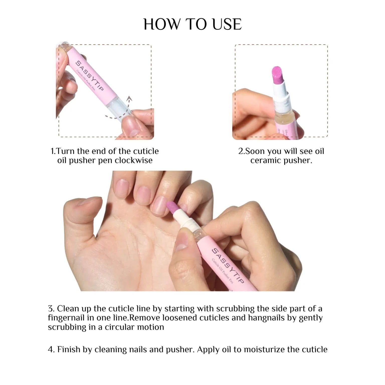 Cuticle Pusher & Oil Nail pen