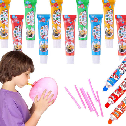 Magic Plastic Touchable Blow Bubbles Set