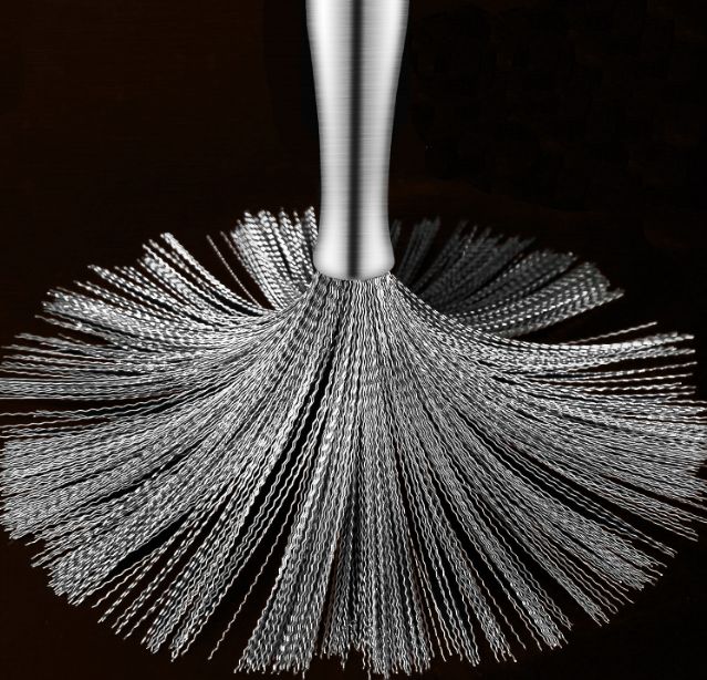 Stainless Steel Pot cleaning Brush with long handle✨
