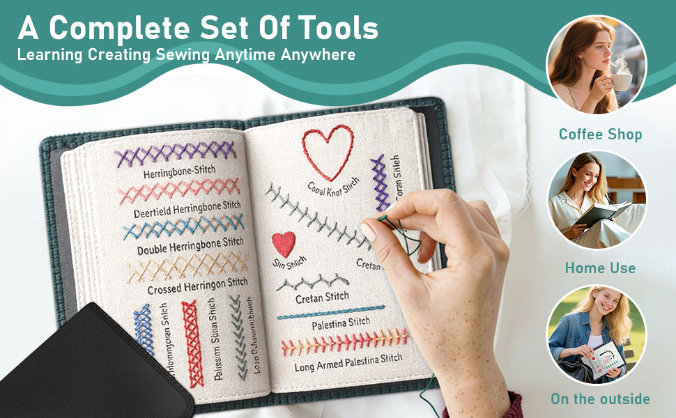 Embroidery Stitch book 143 different stitches