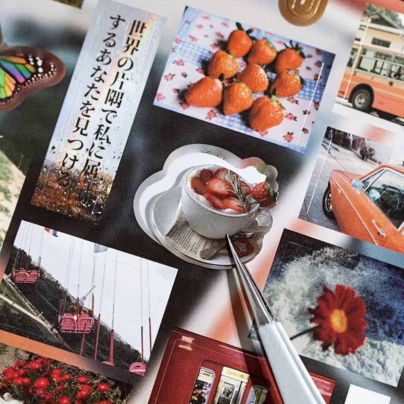 Retro japenese Style Stickers