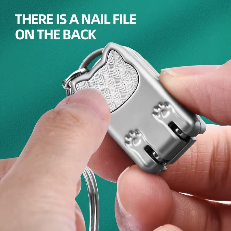 Cute Kitten Keychain Nail Clipper