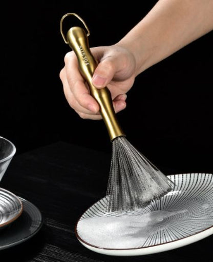 Stainless Steel Pot cleaning Brush with long handle✨