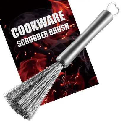 Stainless Steel Pot cleaning Brush with long handle✨