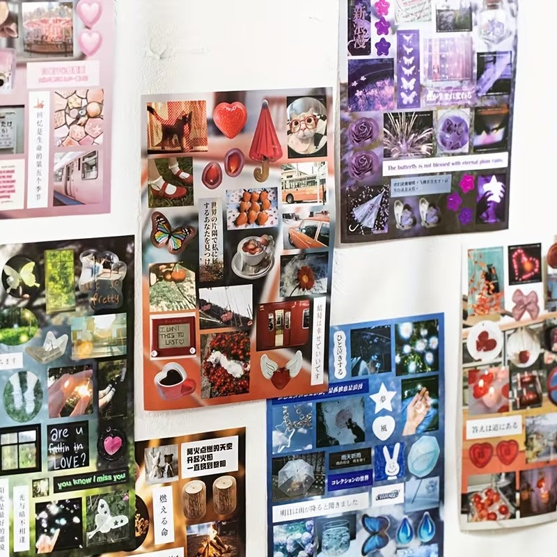 Retro japenese Style Stickers