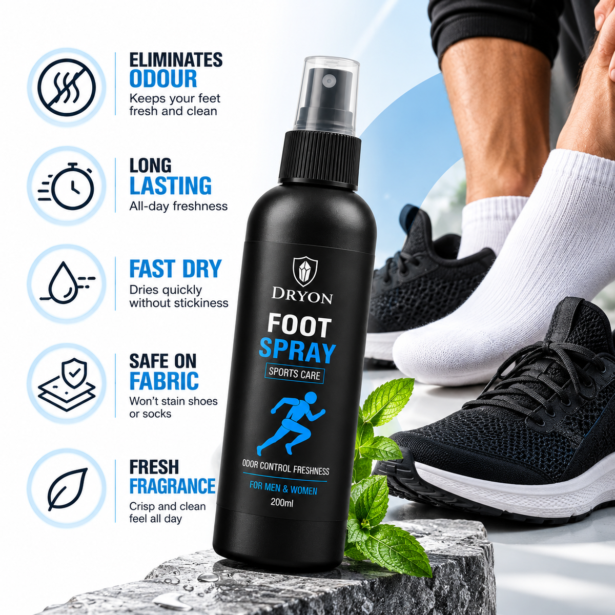 DRYON Foot Spray Sports Care