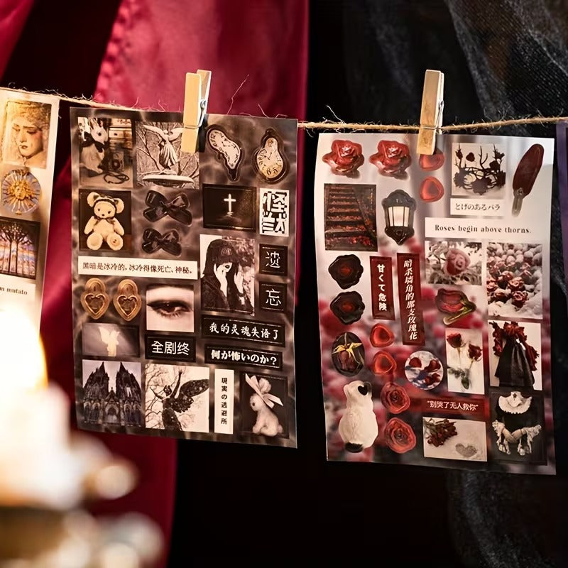 Retro japenese Style Stickers