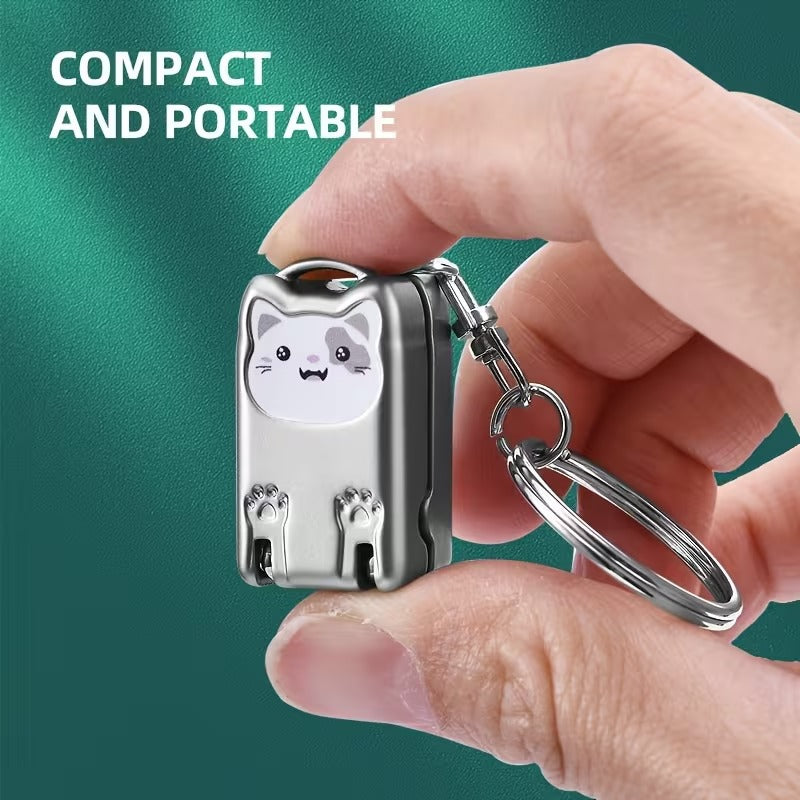 Cute Kitten Keychain Nail Clipper