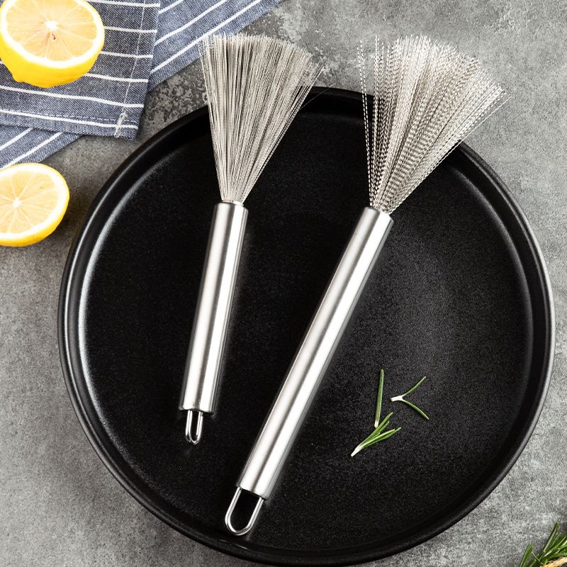 Stainless Steel Pot cleaning Brush with long handle✨