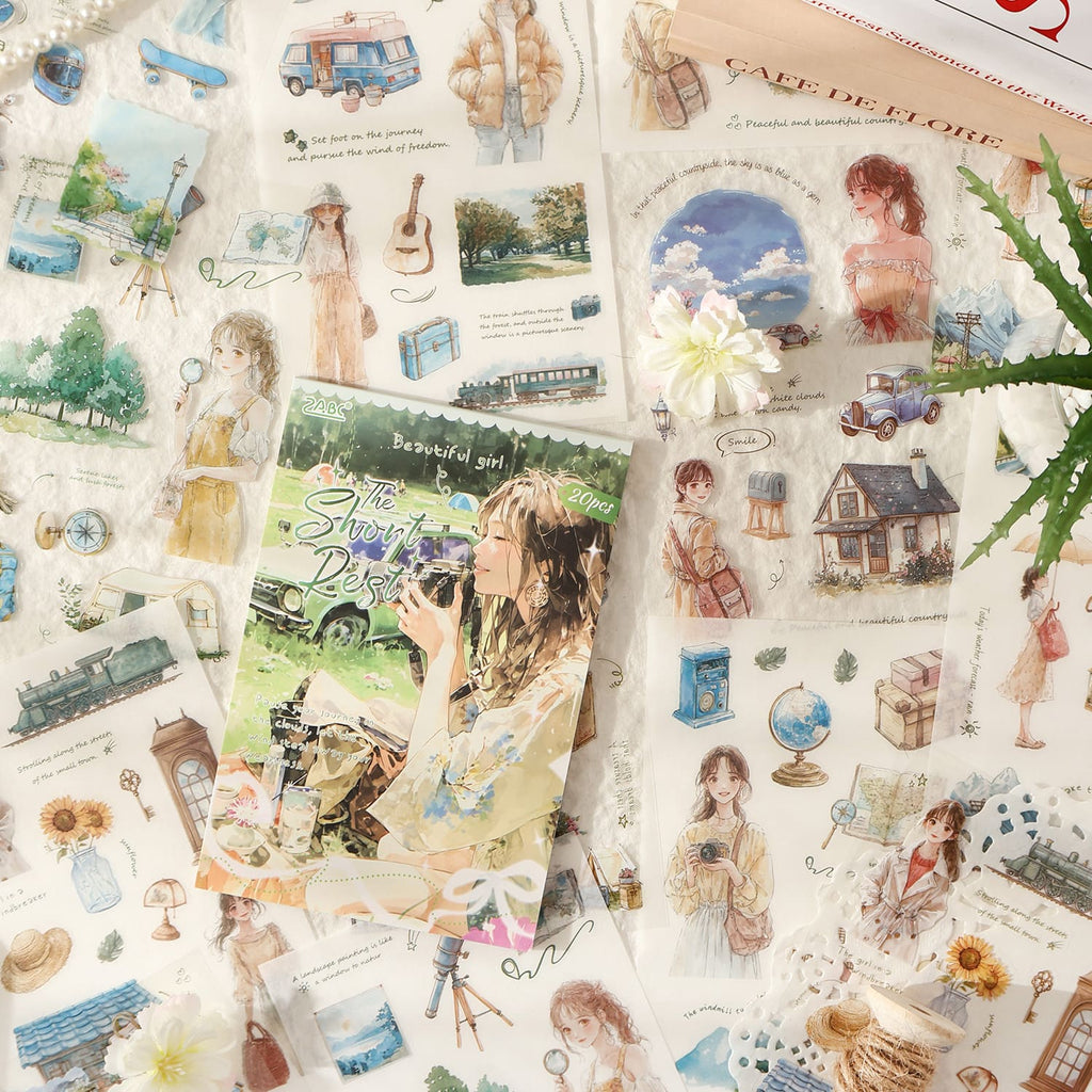 Korean Girl's Book Stickers