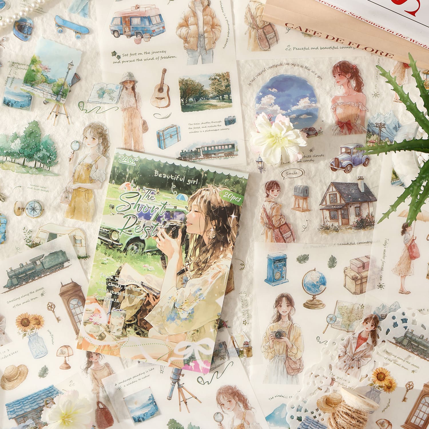 Korean Girl's Book Stickers