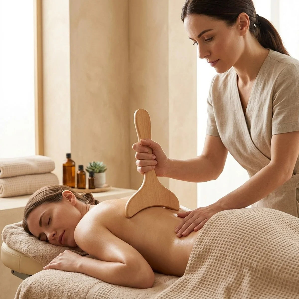 Wooden Gua Sha Relief Massager