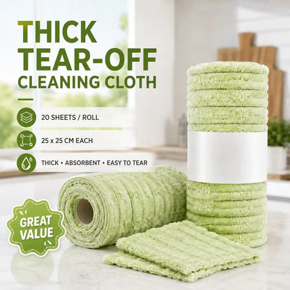 Thick Tear-Off Reusable Absorbent Kitchen Wipes (Original)