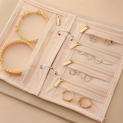 Portable Jewelry Organizer Book
