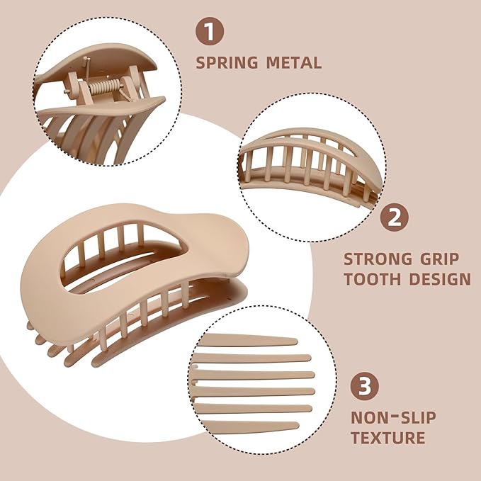Flat Claw Clip ( No More Painful Clips )
