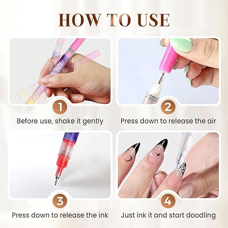 Imported Nails Art Marker Set