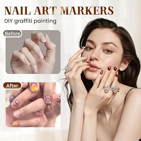 Imported Nails Art Marker Set
