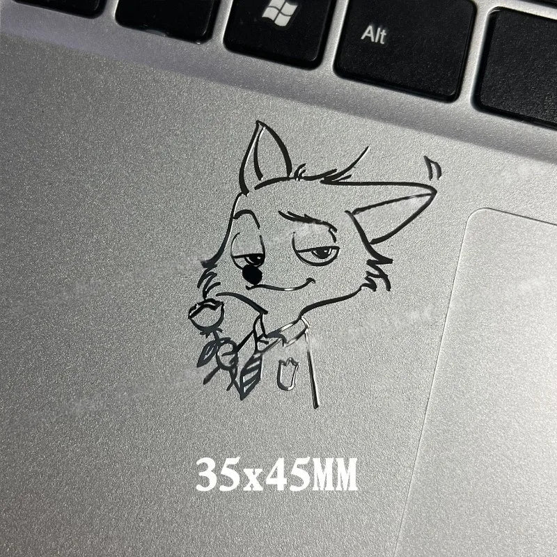 Disney Zootopia Cartoon Cute Anime Decals