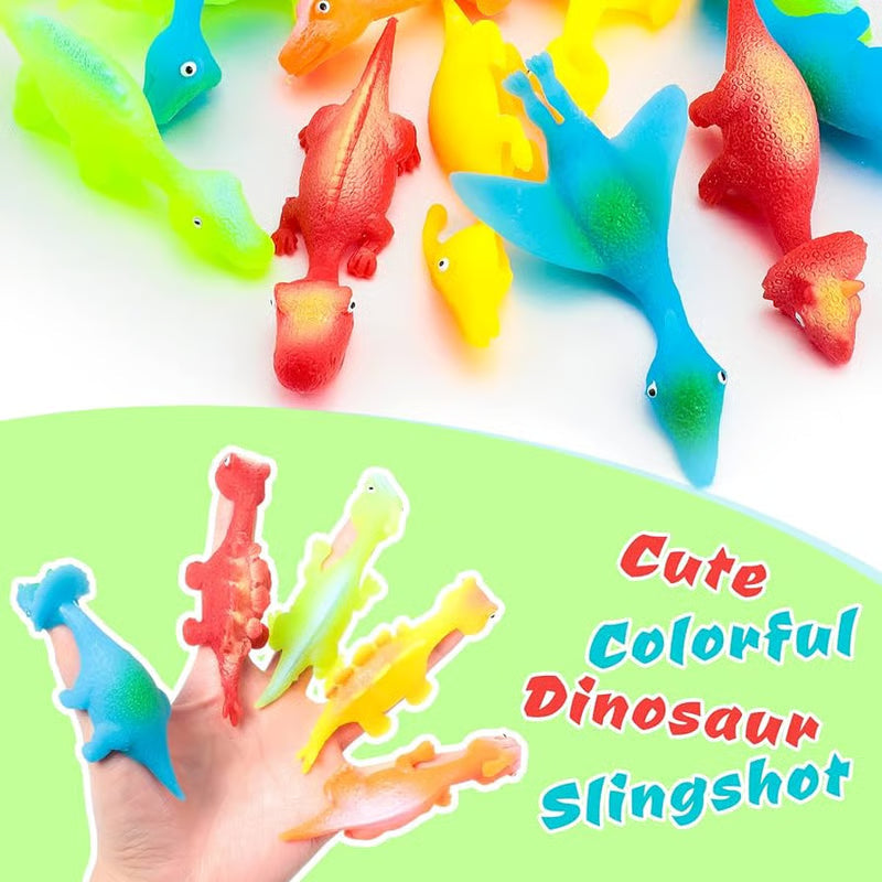 🦖 Stretchy Catapult Dinosaur Toy