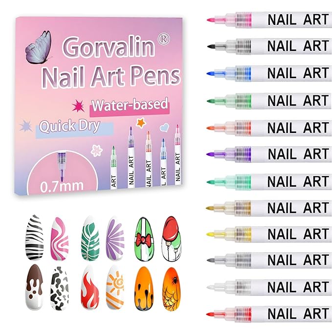 Gorvalin Nail Art Pens