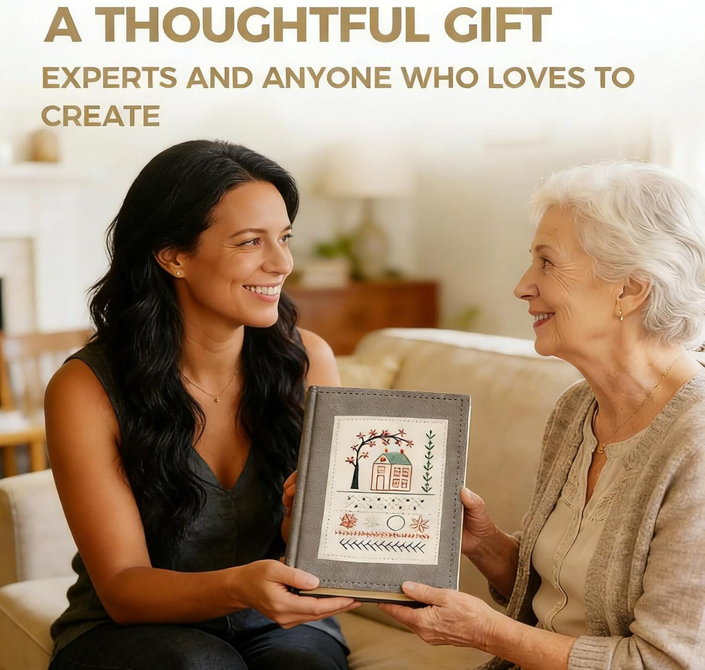 📖✨ Handmade Embroidery Stitch Book ✨📖