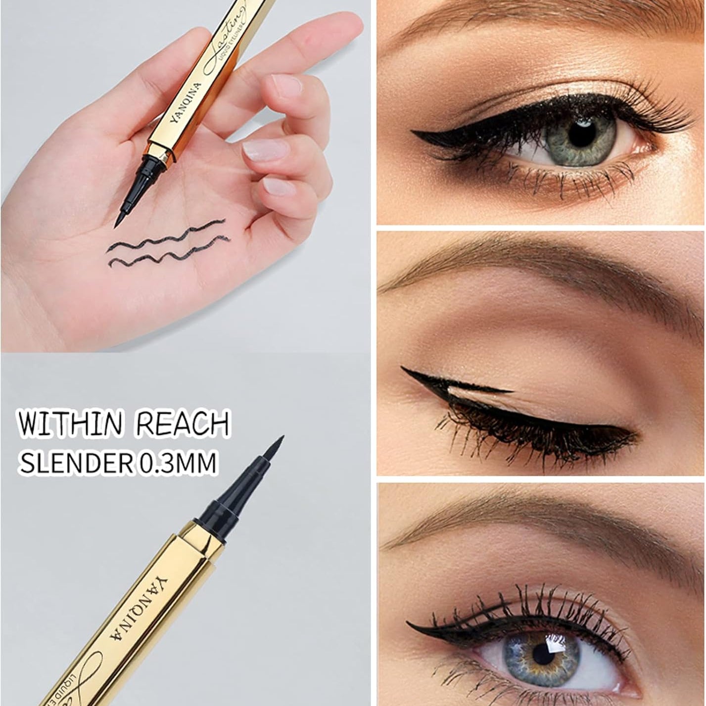 Long Lasting Waterproof Liquid Eyeliner