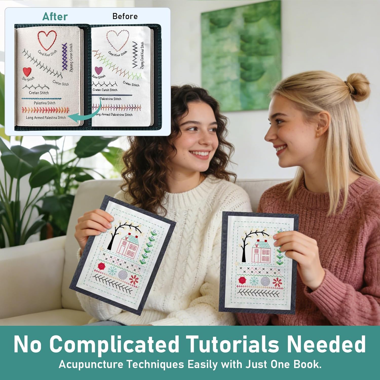 Embroidery Stitch book 143 different stitches