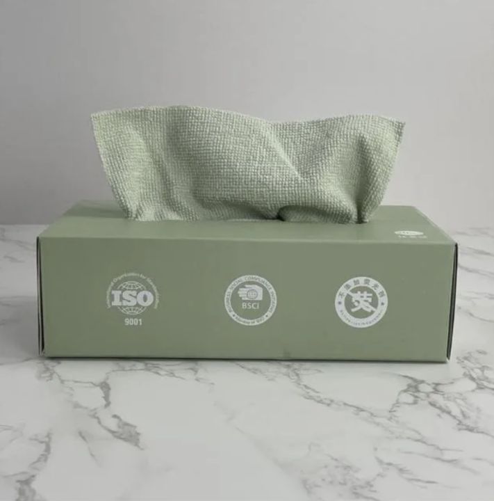 Re-Useable Microfiber Cleaning Cloth With Box