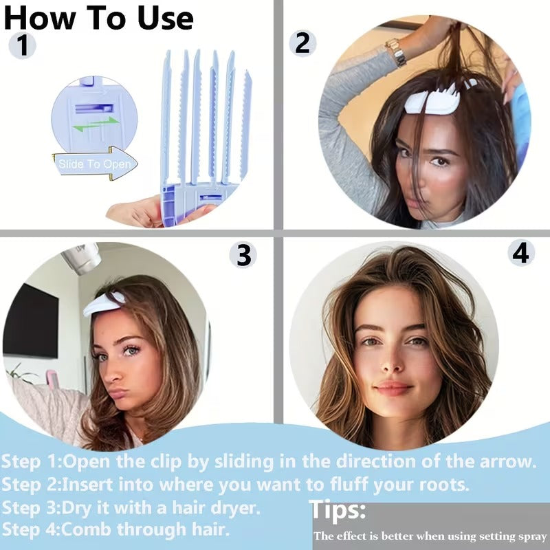 Volumizing Hair Clip – Instant Root Lift & Natural Bounce