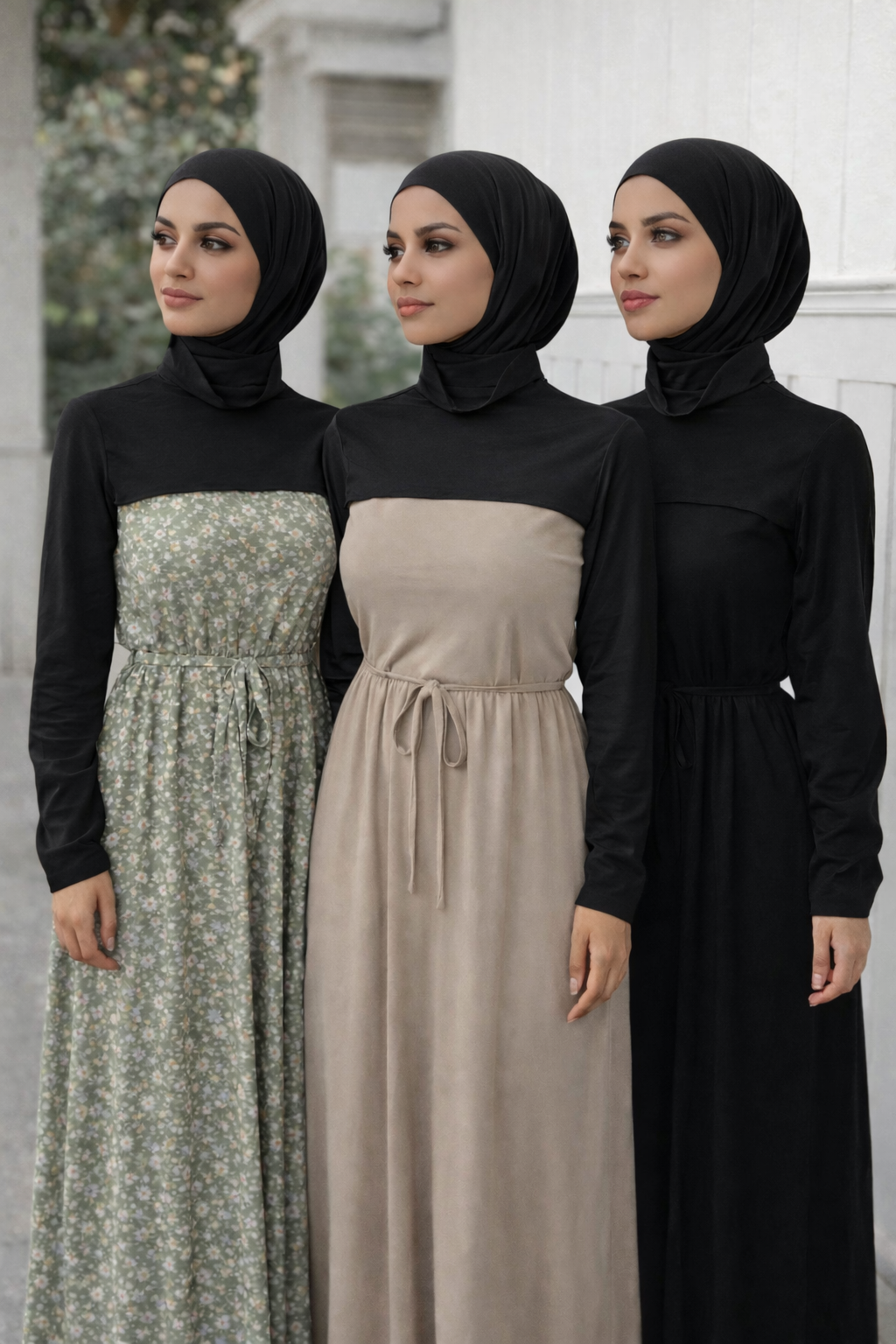 Cropped Top Inner Long Sleeves