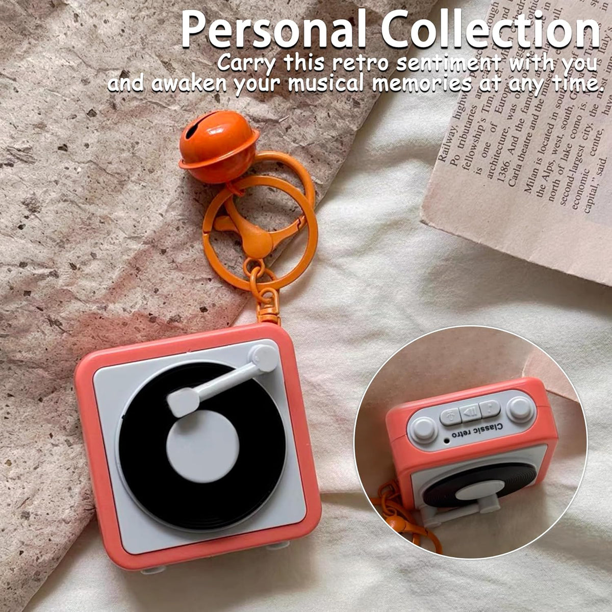 Vintage Mini Retro Recorder Keychain – Buyo.pk