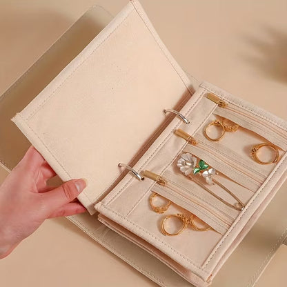 Portable Jewelry Organizer Book