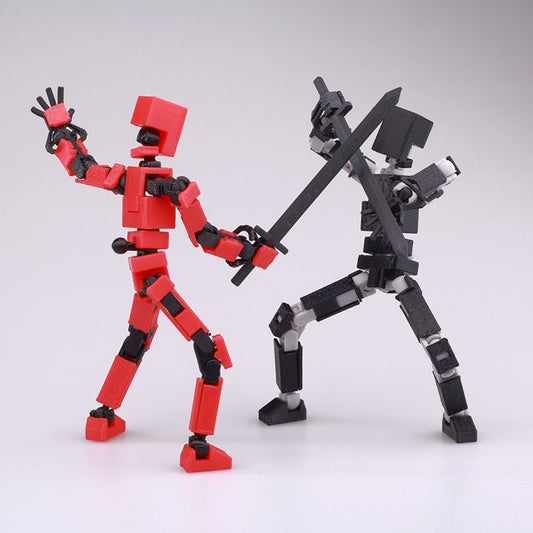 Robot Action Figure 3D Printed Toy