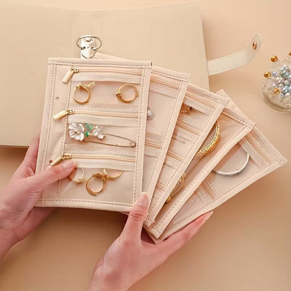Portable Jewelry Organizer Book