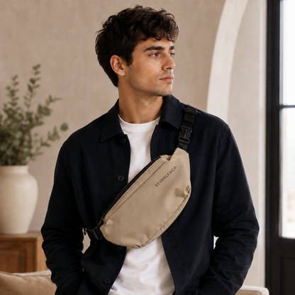 Aesthetic Beige Crossbody Bag