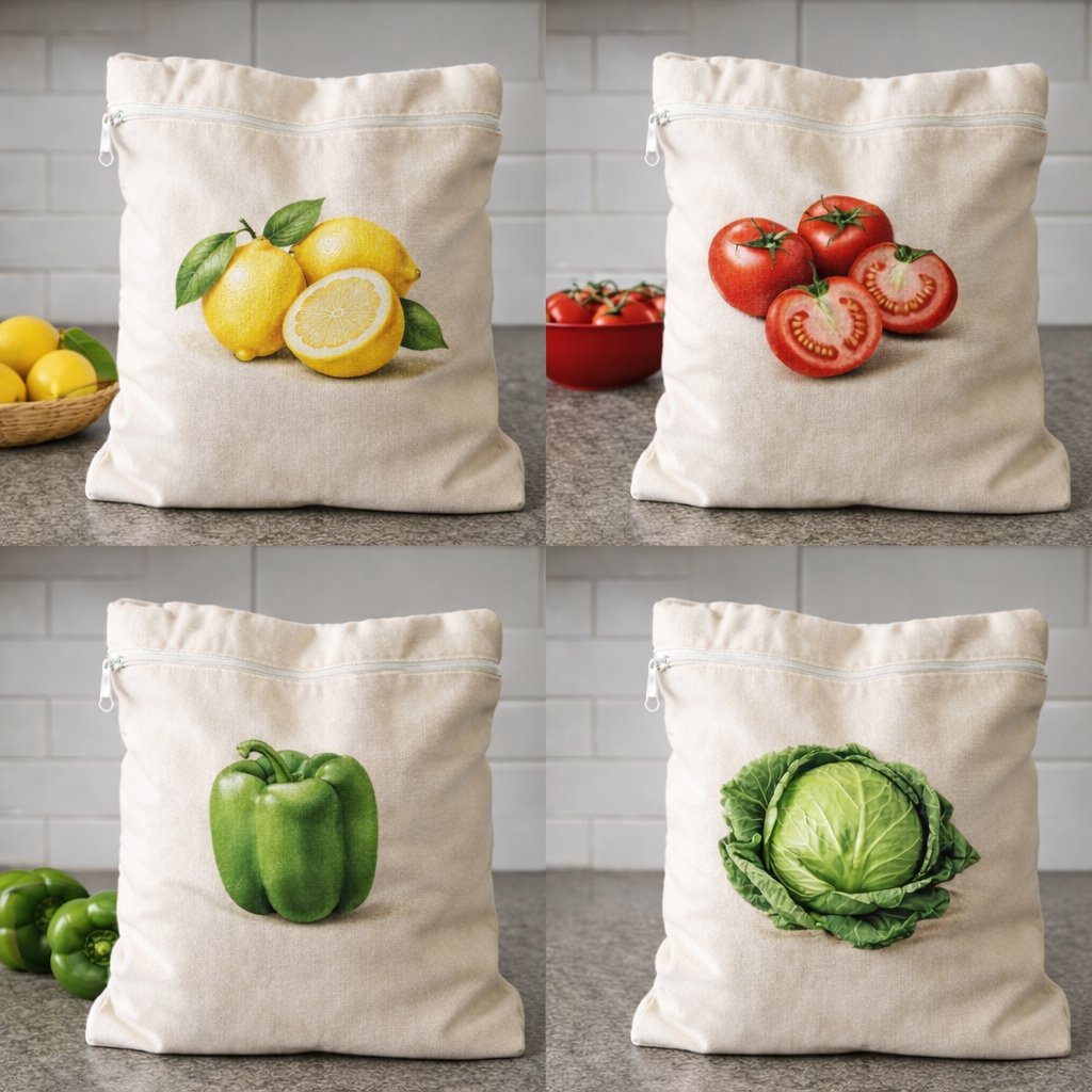 Reusable Anti Fungal  Grocery Storage Bag