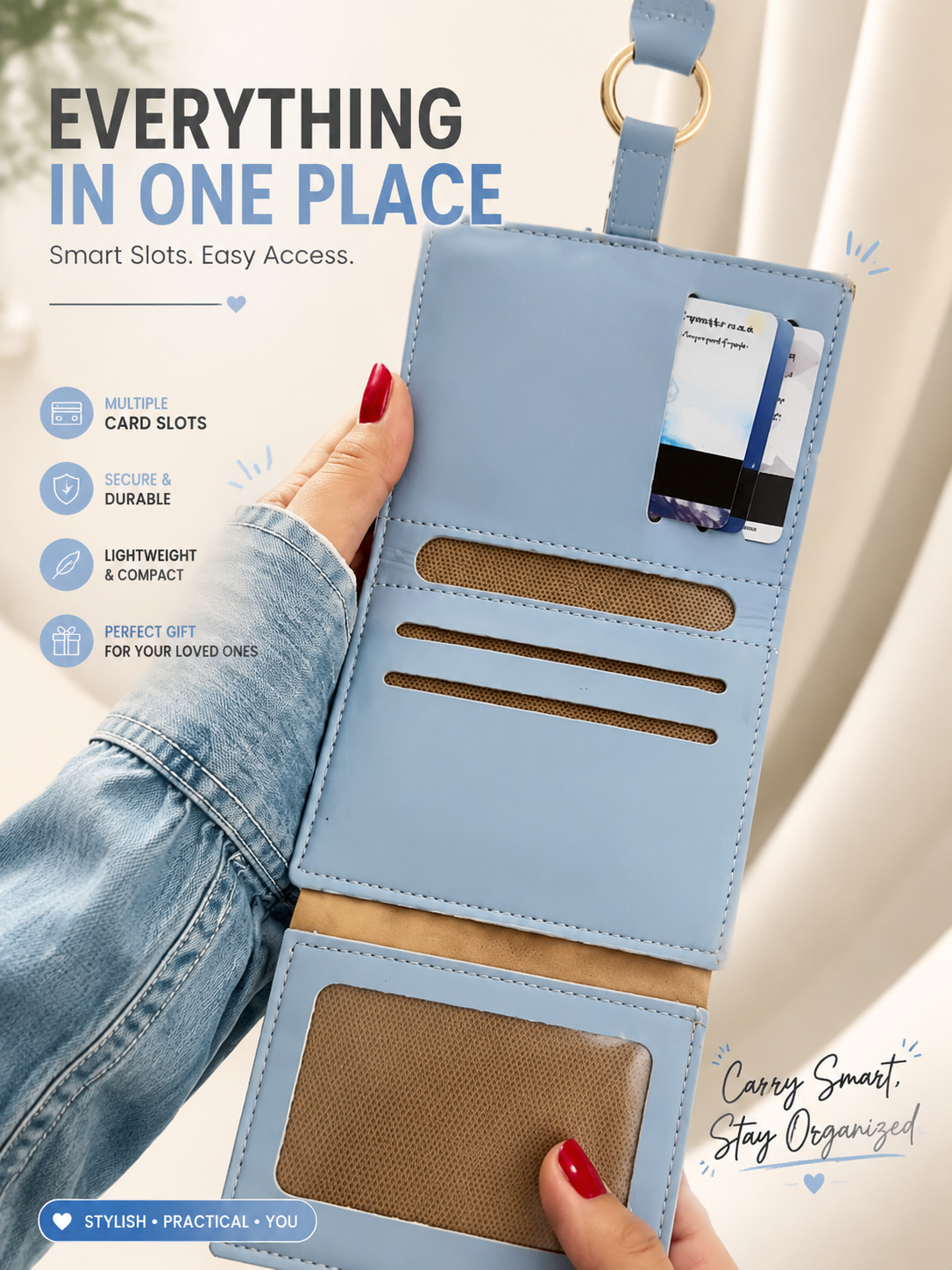 ✨ Stylish Mini Card Holder Wallet ✨
