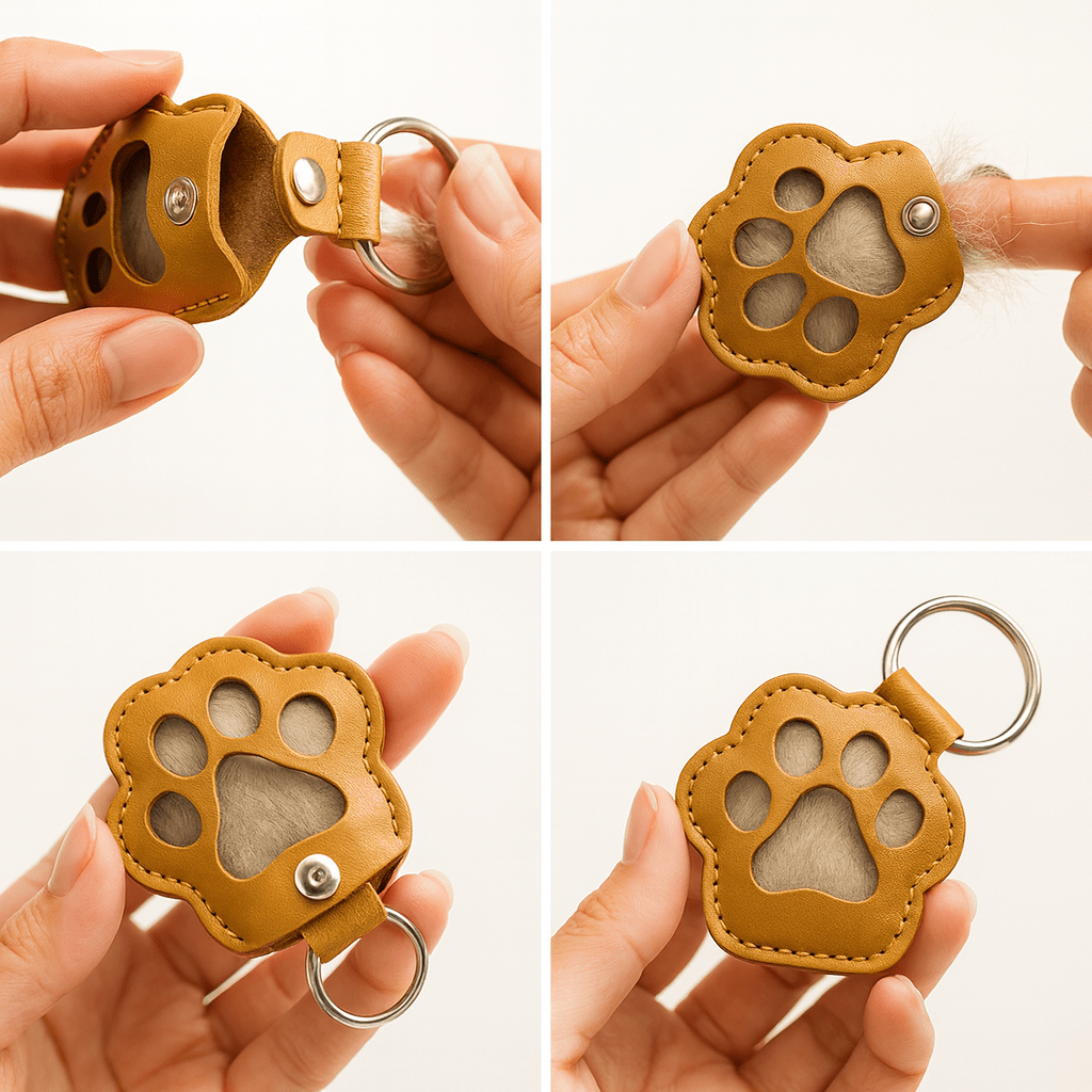 Soul Paw Pet Memorial Keychain