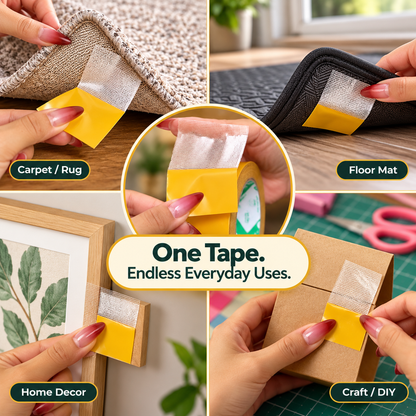 Heavy-Duty Double-Sided Mesh Fixing Tape 🛠️📏