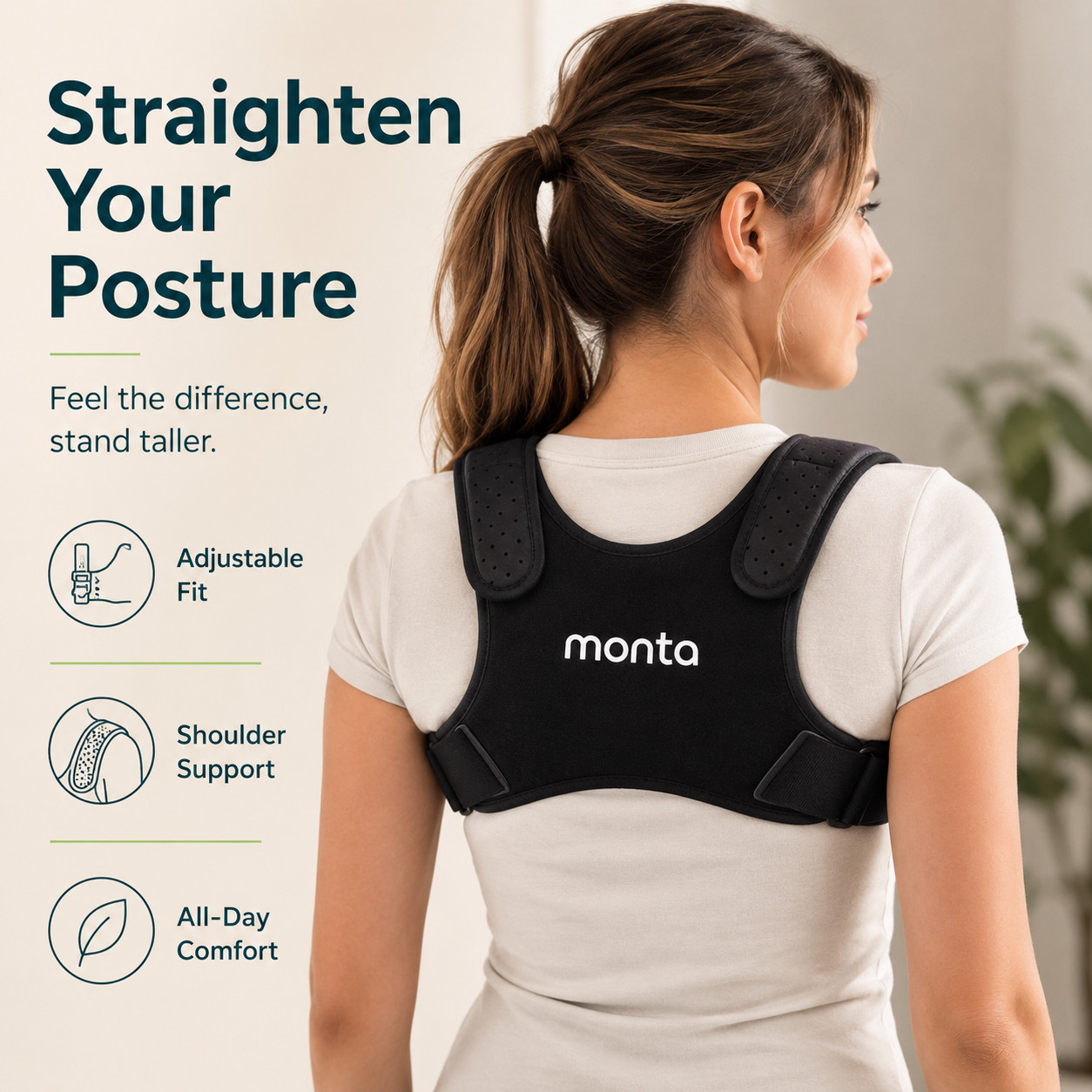 Monta™ Straigh Fit Posture Trainer