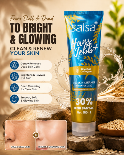 ✨ Salsa Rice Oat Collagen Gel Skin Cleaner ✨