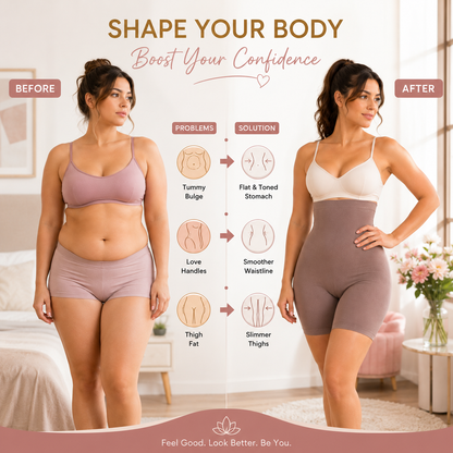 Seamless High Waist Slimming Body Shaper 🌿💖