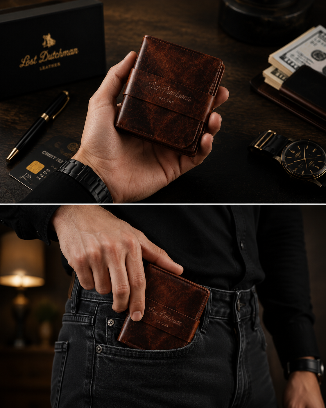 🖤 Lost Dutchman Premium Leather Wallet