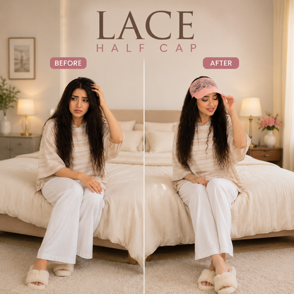 🌺 Lace Beauty Protection Cap