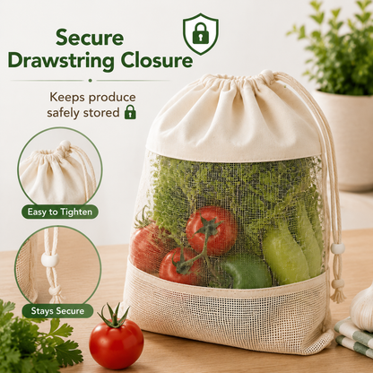 Reusable Vegetable  Mesh Bags